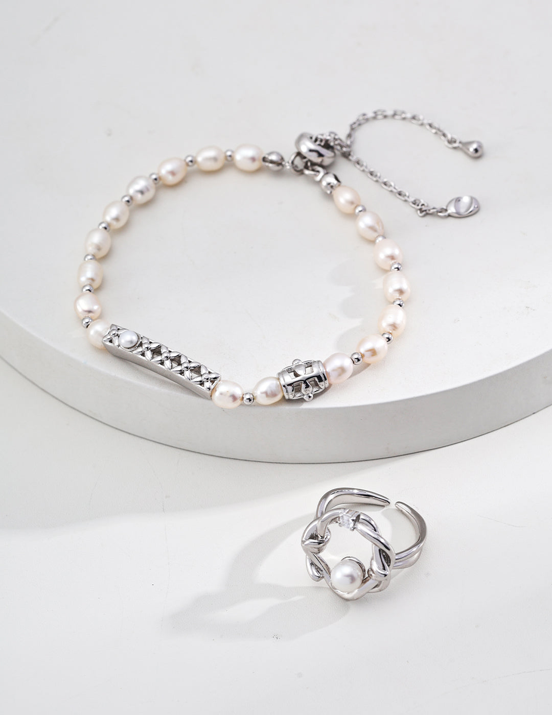 S925 Silver Natural Pearl Bracelet