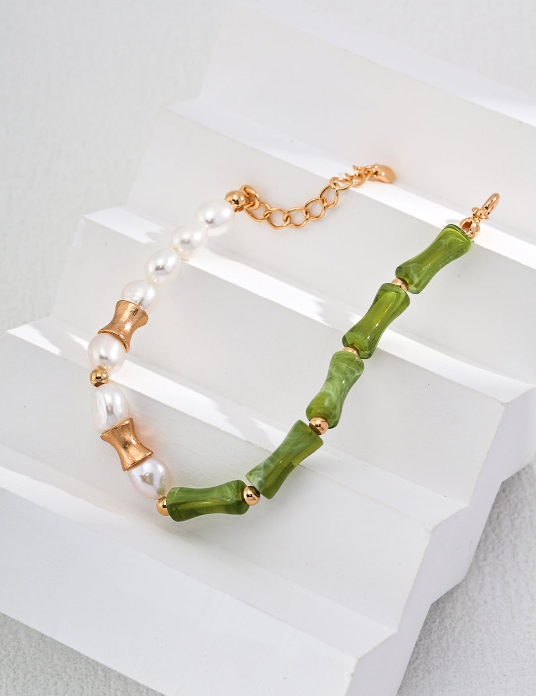 Chinese slub pearl bracelet