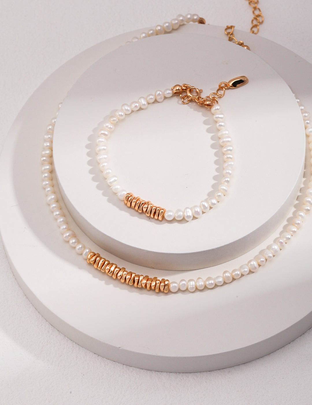 Sterling silver pearl bracelet