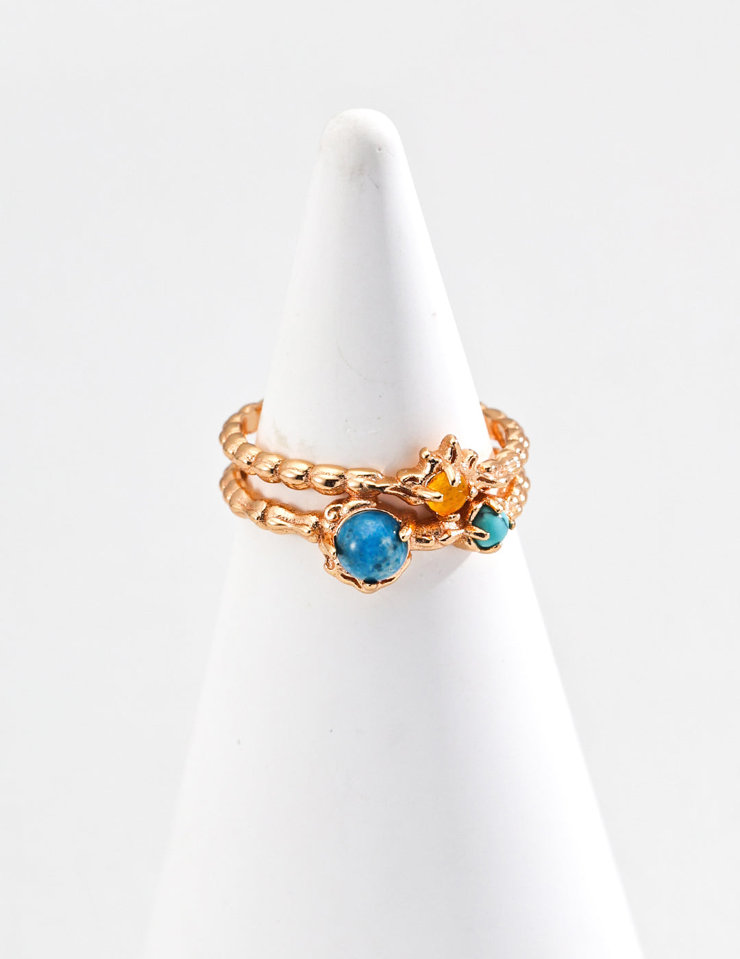 Vintage Turquoise Topaz Apatite Ring